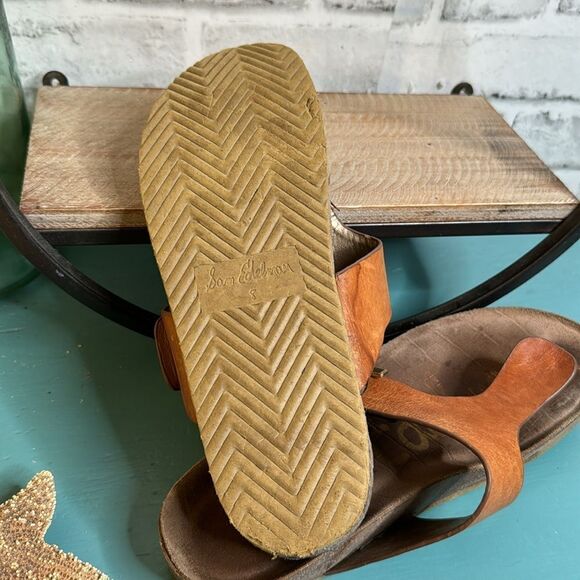 Sam Edelman Leather Thong Sandals Birkenstock Style Size 8 - Picture 3 of 5
